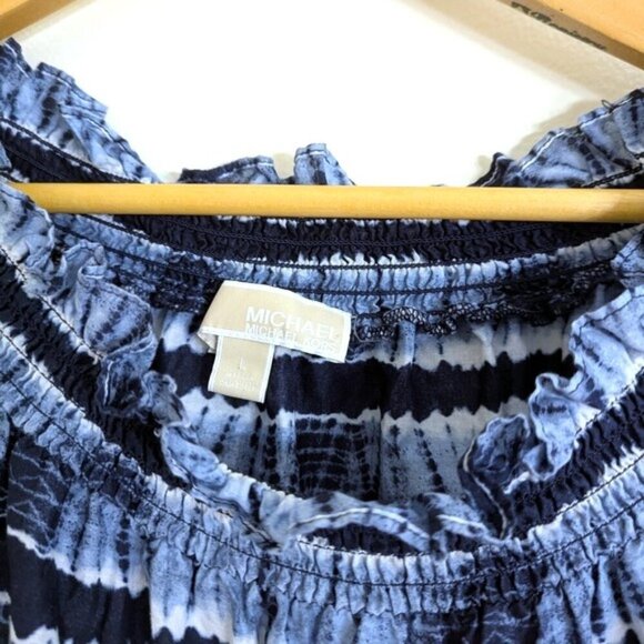 MICHAEL Michael Kors Women's Off the Shoulder Tie Dye Top Size L - Picture 3 of 5